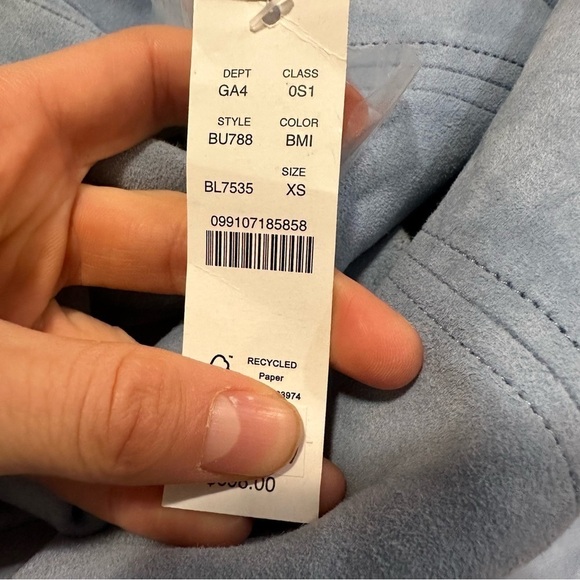 J crew Collection button-front suede dress - Picture 2 of 3